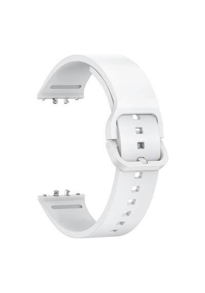 Forzacase Samsung Galaxy Fit 3 Uyumlu Tokalı Silikon Kordon Kayış - Fc440 Beyaz