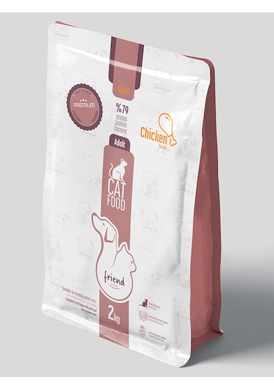 Friend Pet Gold Tavuklu Yetişkin Kedi Maması 2 KG