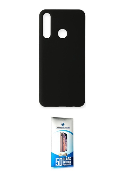Cep Huawei Uyumlu Y6p Kılıf Ahenk Serisi İkili Koruma Seti Najmaddin Lacivert