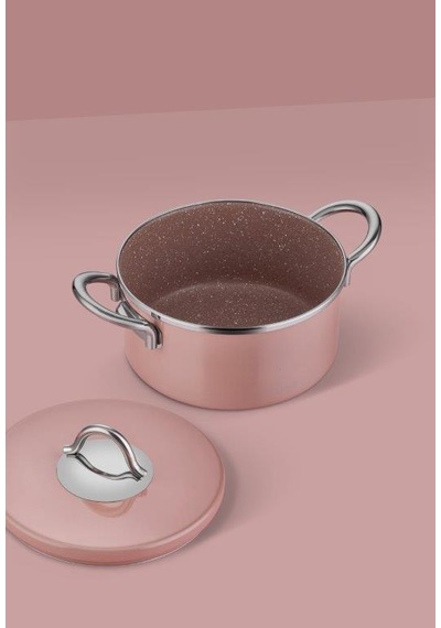 Neva N2981 Sweet Premıum Rose Chocolate Graye Tencere Seti