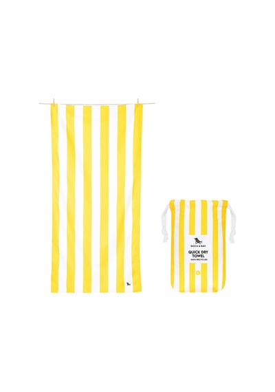 Dock And Bay Plaj Havlusu Cabana Xl Boracay Yellow Sarı