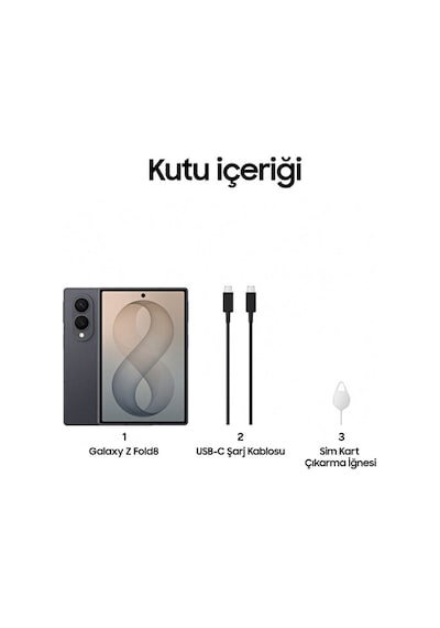 Samsung Galaxy Z Fold8 12 GB 256 GB (Samsung Türkiye Garantili)