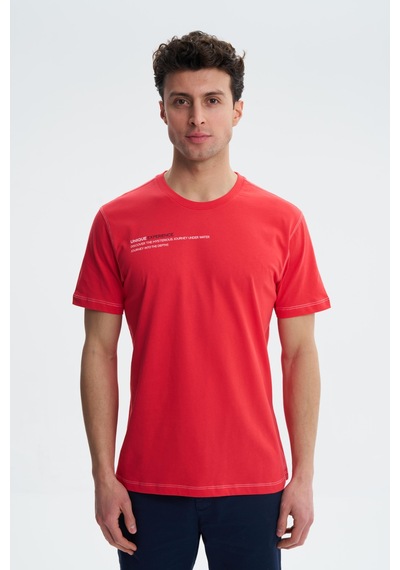 AR-MA Arma Erkek Regular Fit Süprem Penye Bisiklet Yaka Tişört Y27344407401 001