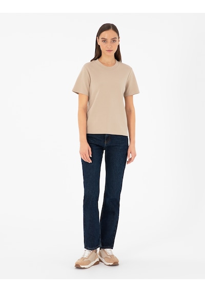 Pierre Cardin Kadın Koyu İndigo Jean Pantolon 50291374-vr089 Koyu İndigo