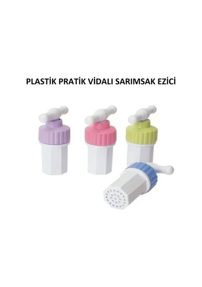 Plastik Pratik Vidalı Sarımsak Ezici Sarımsak Ezme Aparatı