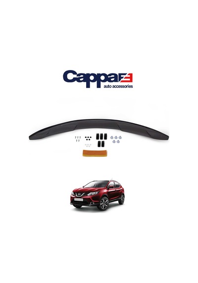 Cappafe Nissan Qashqai Ön Kaput Koruma Rüzgarlık 4Mm Abs 14-16