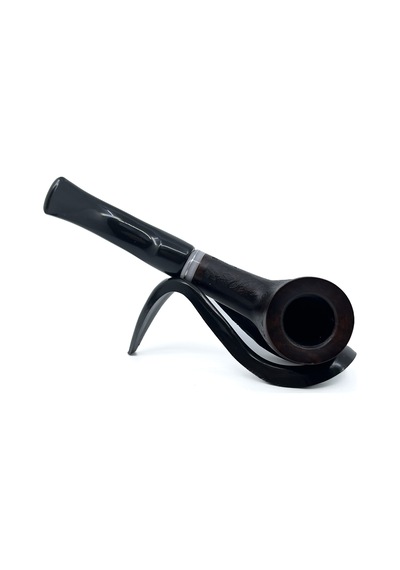 Dapper Bent Billiard Briar Gül Kökü 9 Mm Filtreli El Yapımı Pipo - 3069