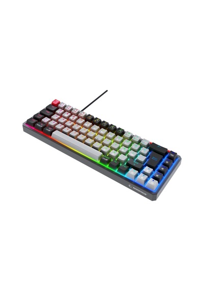 Rampage Yoru Mini Red Swich Q Mekanik Gaming Oyuncu Klavye Gri/siyah
