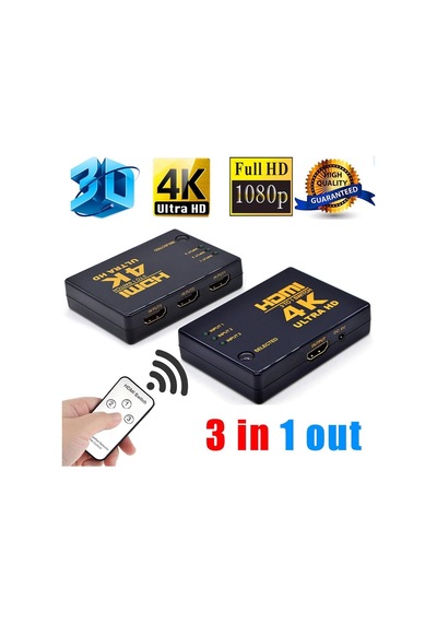 Netojen Nt-213 3 Port Hdmı Switch 4k