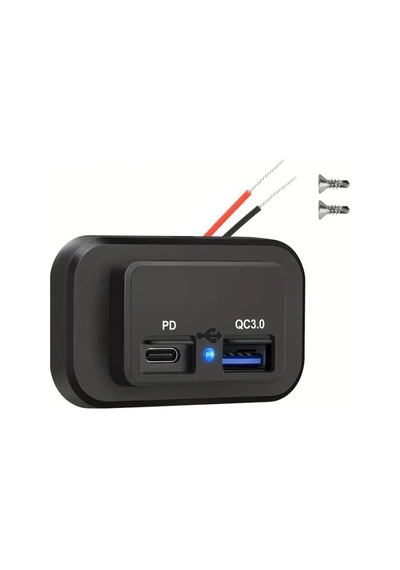 Shuıvan Usb Type C Girişi İkili Usb İphone Şarj Söketi 3.0ah-1004