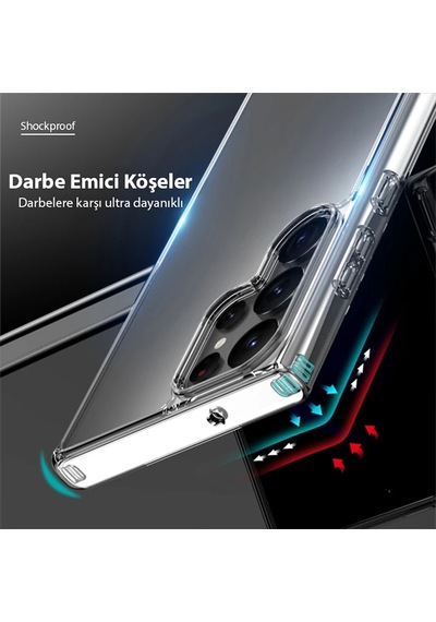 Dux Ducis Sm Galaxy Uyumlu S23 Ulta Clin Series Shockproof Şeffaf Silikon - Kılıf- 5775