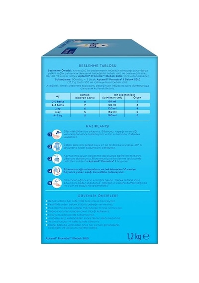 Aptamil 1 Bebek Sütü Maması 1200 G