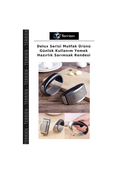 Delux Serisi Mutfak Ürünü Günlük Kullanım Yemek Hazırlık Sarımsak Rendesi Çok Renkli
