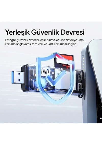 Ulanzi Cr3 3 İn 1 Usb-c Usb-a Kart Okuyucu Sd Microsd - X147