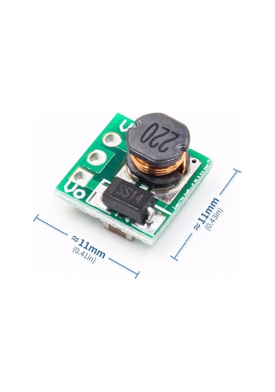 Alkatronik-3.3V Boost Voltaj Yükseltici Modül 0.8-3.3 V Max 500Ma