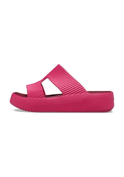 Crocs Kadın Getaway Groove Platform Hstrap Terlik - Pembe Dragon Fruit