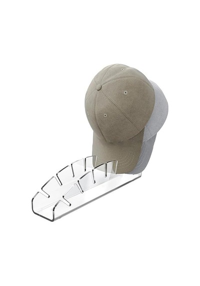 Şapka Organizer Oval 7 Kapasiteli Şeffaf
