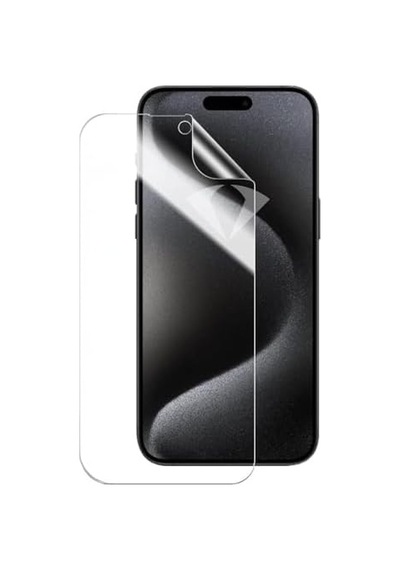 İphone 13/14/13 Pro/16e/17e Kırılmaz Ekran Koruyucu, Anti-statik Toz Engelleyici, Flex Darbe Emici Ekran Filmi, Kılıf Dostu, Kristal Netlik - Kırılmaz Film