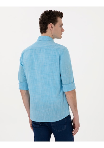 Pierre Cardin Erkek Aqua Gömlek Desenli 50307025-vr007 Aqua Pierre Cardin Erkek Aqua Gömlek Desenli 50307025-vr007 Aqua