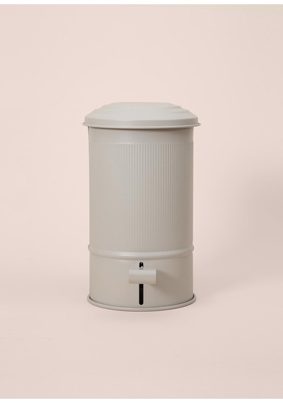The Mia Stripe Mutfak Ve Banyo Çöp Kovası Bej 5 Lt Bej