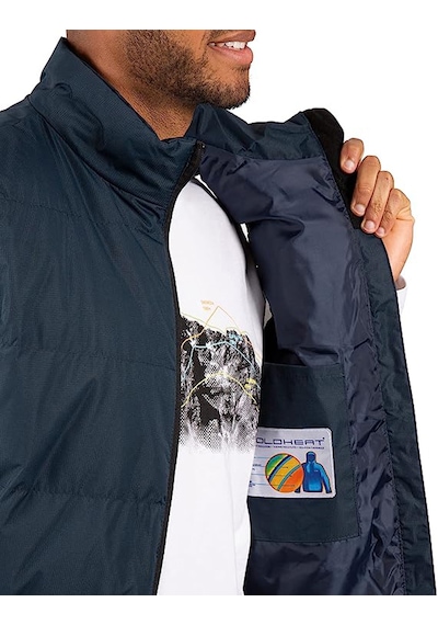 Trespass Clasp - Padded Gilet Erkek Mavi Yelek Na1 Lacivert