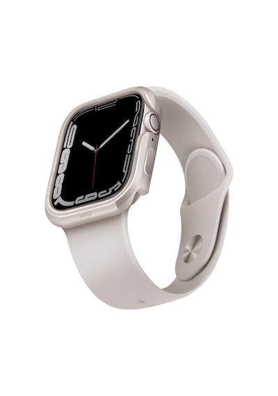 Apple Uyumlu  Watch 45mm Kasa Koruyucu Metalik Görünüm Valencia Serisi Camlı Kasa