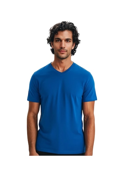 Arma Ar-ma Erkek V Yaka Tişört Baskisiz Basic Örme Kumaş Regular Fit %100 Pamuk 30/1 Penye Süprem Y31364408102 Mavi-m2 Arma Ar-ma Erkek V Yaka Tişört Baskisiz Basic Örme Kumaş Regular Fit %100 Pamuk 30/1 Penye Süprem Y31364408102 Mavi-m2