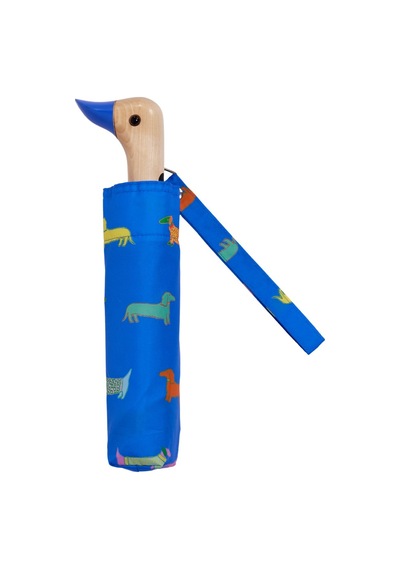 Original Duckhead Duck Kompakt Şemsiye Dogs İn Blue Mavi