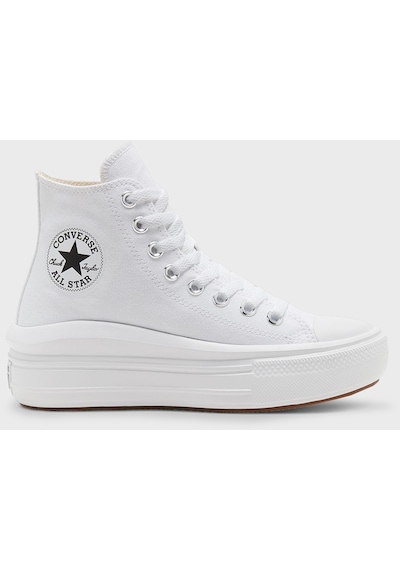 Converse Chuck Taylor All Star Move Platform Kadın Günlük Spor Ayakkabı Beyaz Converse Chuck Taylor All Star Move Platform Kadın Günlük Spor Ayakkabı Beyaz