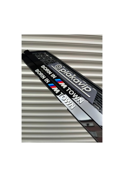 App Plakalık 2 Adet Mat Piano Black Bmv Plakalık Uyumlu - 842410694