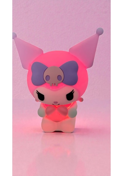 Kuromi Kaliteli Masa Gece Lambası Boyut:12 Cm Çok Renkli