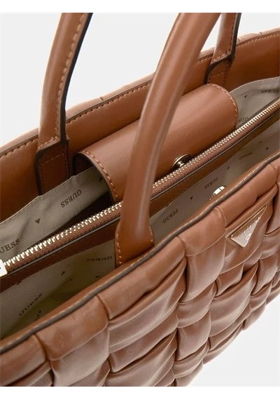 Guess Marıon Satchel-kadın Omuz Çantası -wg807206 Taba