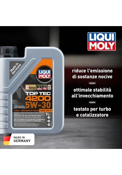 Liqui Moly Top Tec 4200 5w-30 New Generation Motor Yağı