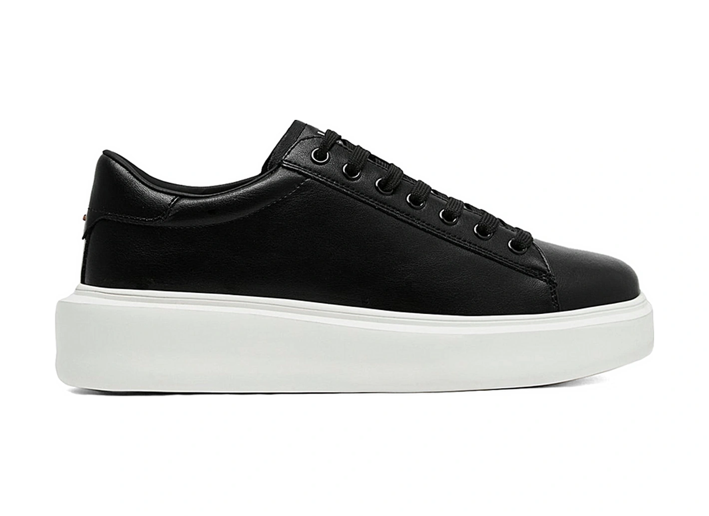 Lufian 112230221 Gage 25k Erkek Hakiki Deri Klasik Sneaker Siyah Siyah