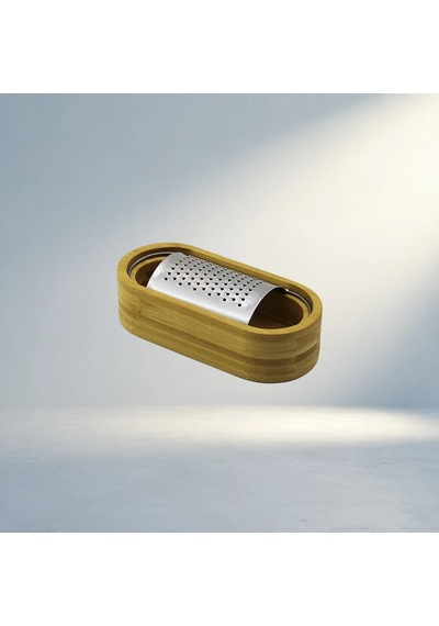 Yatay Oval Metal Bombeli Meyve Rendesi 7x15.5cm 002 Kırmızı