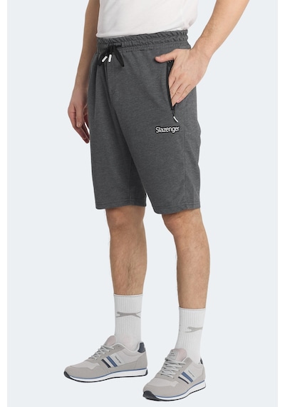 Slazenger NAGI Erkek Cepli Koyu Gri Şort