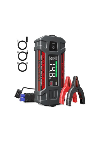Tr J1000 12v 1000amp Lifepo4 Akıllı Akü Takviye + Powerbank + Led Lamba