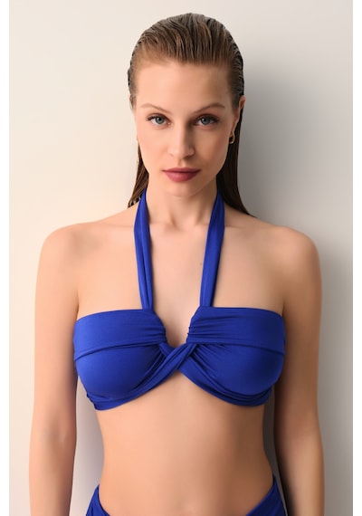 Suwen Martha Boyundan Bağlamalı Straplez Bikini Üst Sb266159982982 Saks