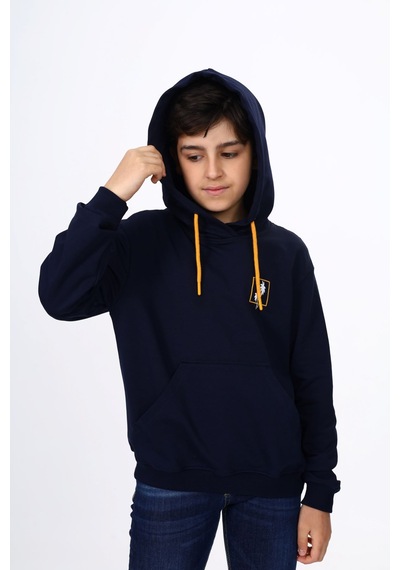 Toontoy Kids Toontoy Erkek Çocuk Relax Fit Kapüşonlu Cepli Hafif Düşük Omuz Baskılı Sweatshirt - 2 İplik Lacivert Toontoy Kids Toontoy Erkek Çocuk Relax Fit Kapüşonlu Cepli Hafif Düşük Omuz Baskılı Sweatshirt - 2 İplik Lacivert
