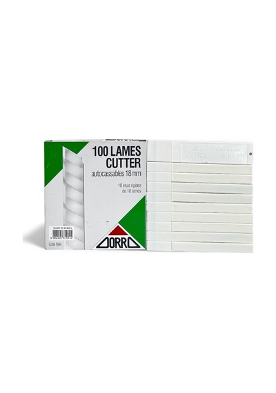 Zorro 1404 Geniş Maket Bıçağı Yedeği 18mm 7 Kırımlı 50 Adet