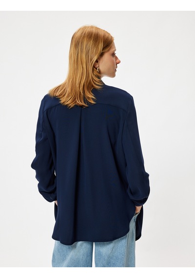 Koton Blazer Ceket Ters Kruvaze Yaka Bol Kalıp 3/4 Kol Krep Kumaş Lacivert 5wak50013ew Lacivert Koton Blazer Ceket Ters Kruvaze Yaka Bol Kalıp 3/4 Kol Krep Kumaş Lacivert 5wak50013ew Lacivert
