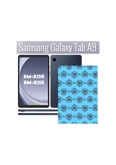 Samsung Galaxy Tab A9 8,7 İnç Sm-x110 Sm-x115 Uyumlu Kırılmaz 9h Nano Esnek Cam