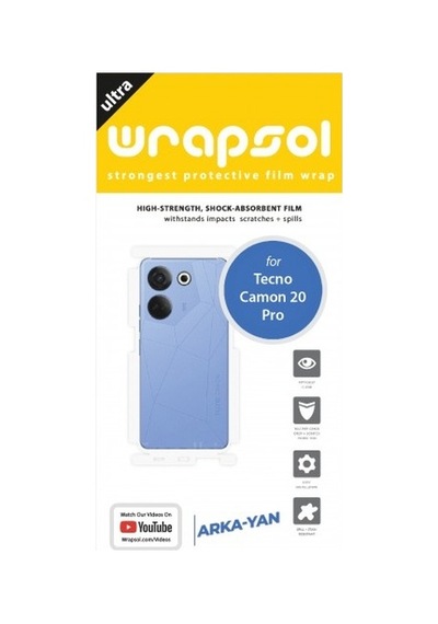 Tecno Camon 20 Pro Arka Ve Yan Koruyucu Poliüretan Film