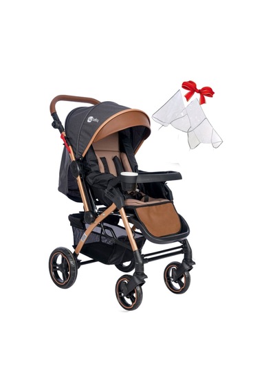 4 Baby Active Plus Gold Çift Yönlü Bebek Arabası + Yağmurluk