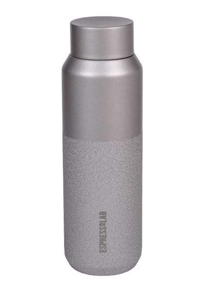 Gümüş Rengi Paslanmaz Çelik Metal Matara 550 ML Kapaklı No:98