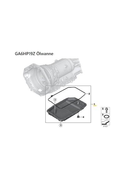BMW 6 SERİSİ E63 E64 2004-2010 ŞANZIMAN KARTERİ FİLTRELİ ZFS