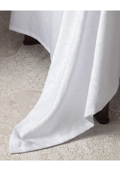 Madame Coco Pradines Masa Örtüsü - Beyaz - 160x300 Cm 8684427114094 Çok Renkli