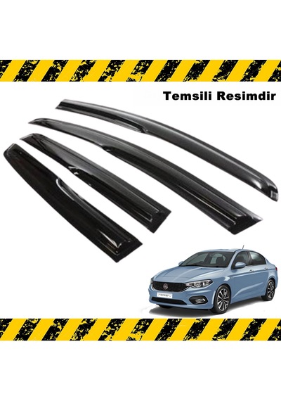 Fiat Egea Mügen Cam Rüzgarlığı Sedan 2015 - 2020 Arası 4 Lü N11.11089