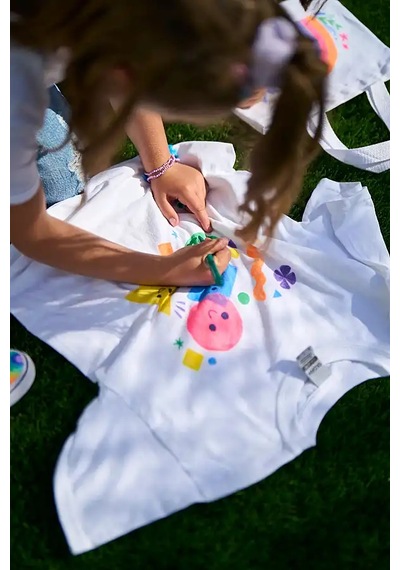 Ooly Fabric Doodlers 12 Li Kumaş Boya Kalemi 130-102 Diğer