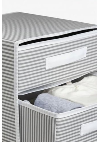 Dolap İçi Kumaş Kaplamalı Mini Çekmece Organizer, Çekmeceli Dolap İçi Düzenleyici, İç Çamaşırı Çorap Tek Çok Renkli